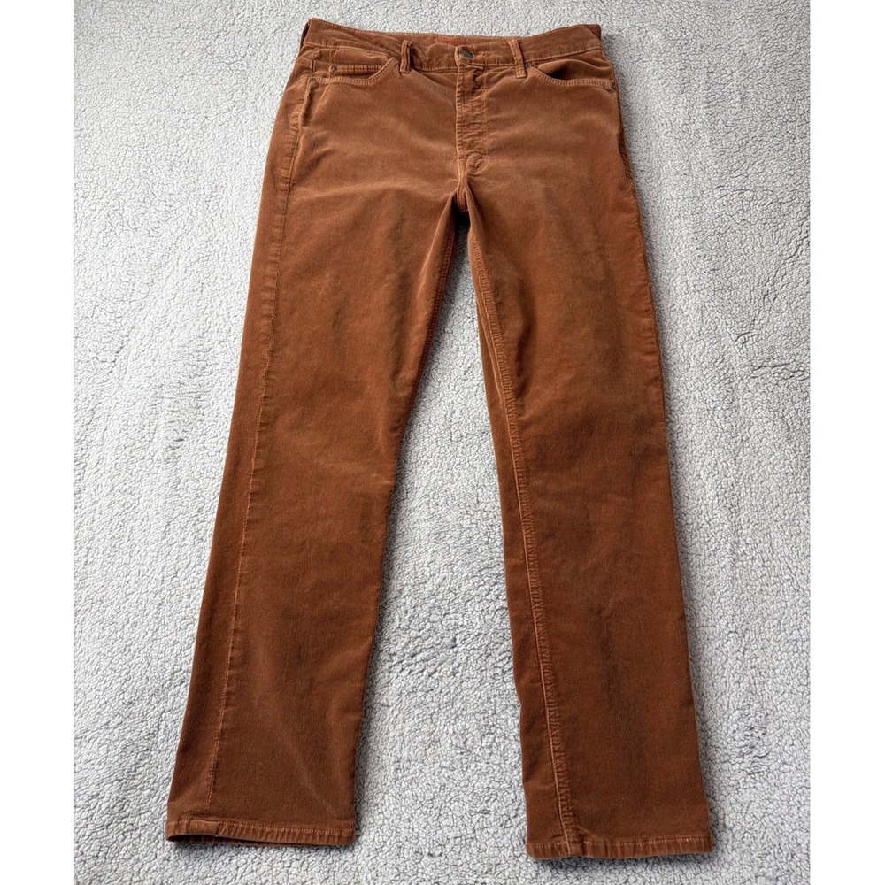 Mother Corduroy Pants Womens 30 The Mid Rise Dazzler Ankle Hopscotch Monk Robe